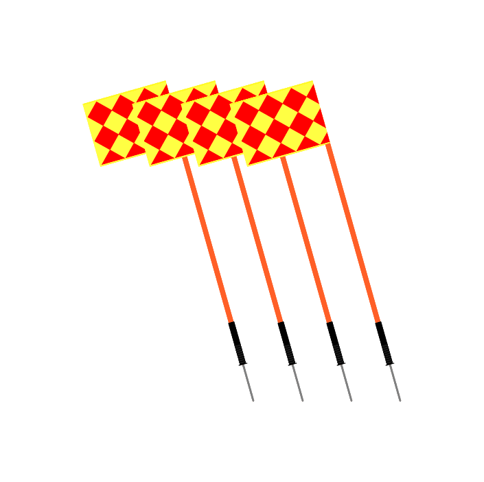 Corner Flags – Deluxe (set of 4)