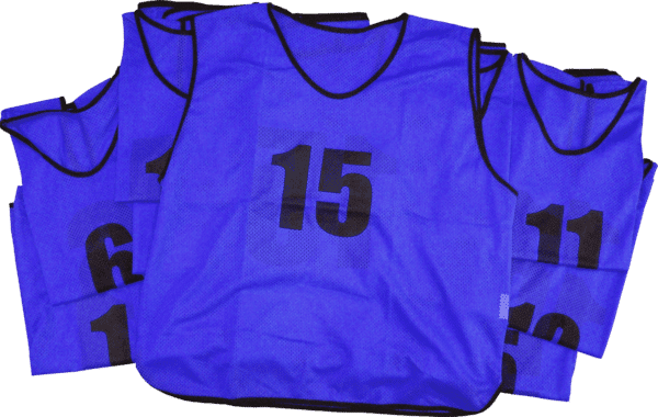 Numbered Training Bibs – Blue
