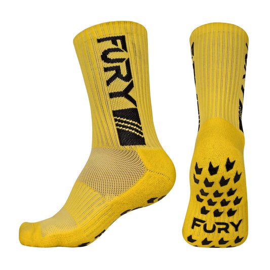 Fury Grip Socks Yellow